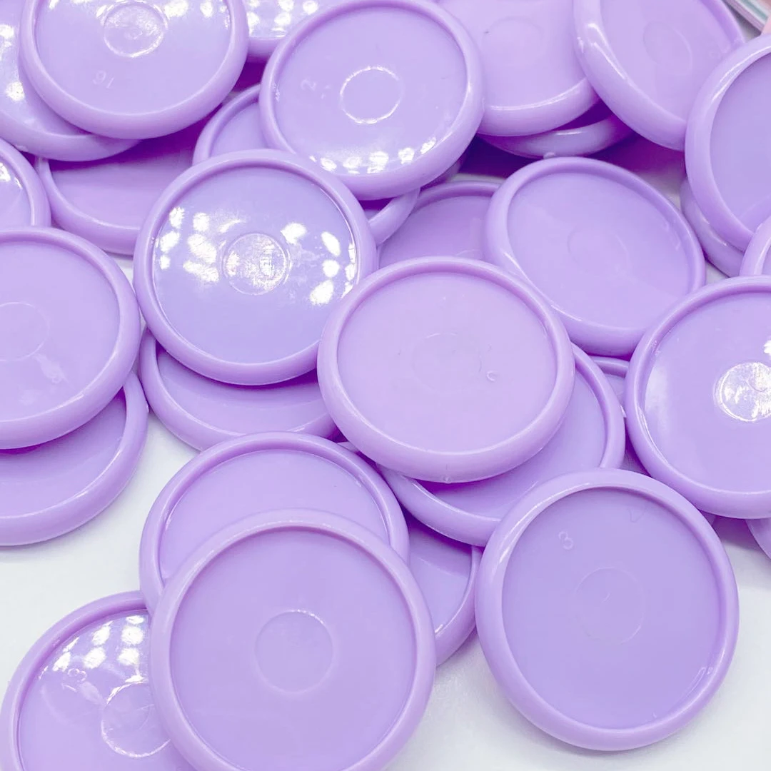 Planner Plastic Rings Mushroom Hole Loose-leaf Notebook Plastic Binding Discs Binding Rings Macaron Disc 100pcs 30mm