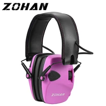 ZOHAN Shooting Ear Muff Electronic Ear Protection Noise Reduction NRR22dB Earmuffs Sound Amplification Hunting Defender Ear Muff