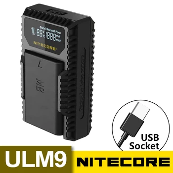 

100% Original Hot Nitecore ULM9 USB Travel Charger For Leica BLI-312 Batteries Leica Camera BM8 M8 M8.2 M9 M9-P M-E