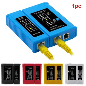 

Battery Powered Ethernet Lan Wiring Problem Wide Use Network Cable Tester Repair Tool LED Indication RJ45 RJ11 Connection