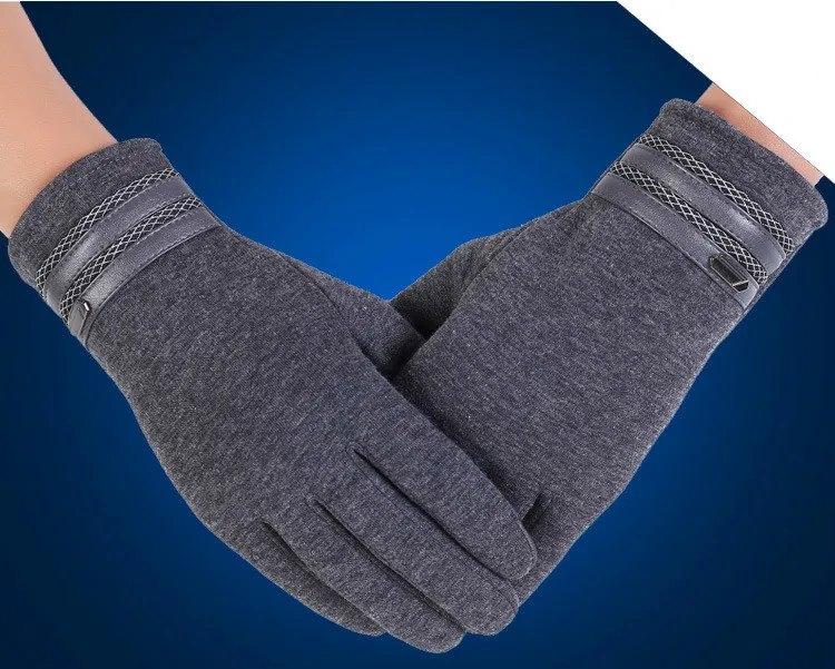 Мужские зимние перчатки роскошные кожаные Moto Guantes PU лоскутные толстые перчатки мужские мотоциклетные теплые перчатки противоскользящие
