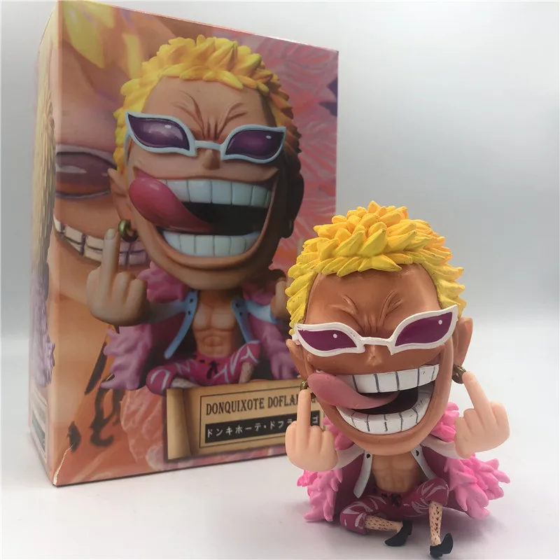 Фигурки героев OP Q Doflamingo Luffy Fighter симпатичные цельнокроеные презерватые сидящие