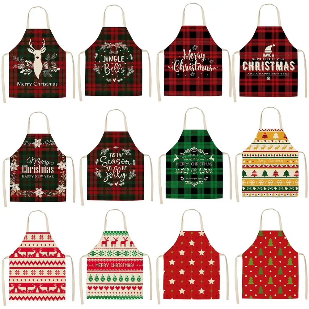 PATIMATE плед новогодний фартук рождественские украшения для дома кухни подарки Navidad