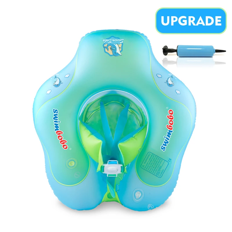 Baby Inflatable Swimming Ring Infant Neck Ring Float Swim Circle Safety 0-3Y Kids Bathing Bed Water Fun Pools Toy Accessories