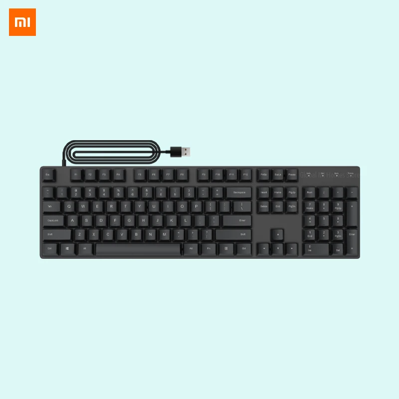 Xiaomi Mijia механическая клавиатура вишня Механическая ось ввода удобная быстрая подвеска складной USB офисная игра