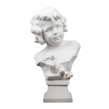 

50CM Cupid Bust Gypsum Head Portraits Art&Craft Cherub Statue Line Drawing Teaching Aids Bust Art Ornaments M3934
