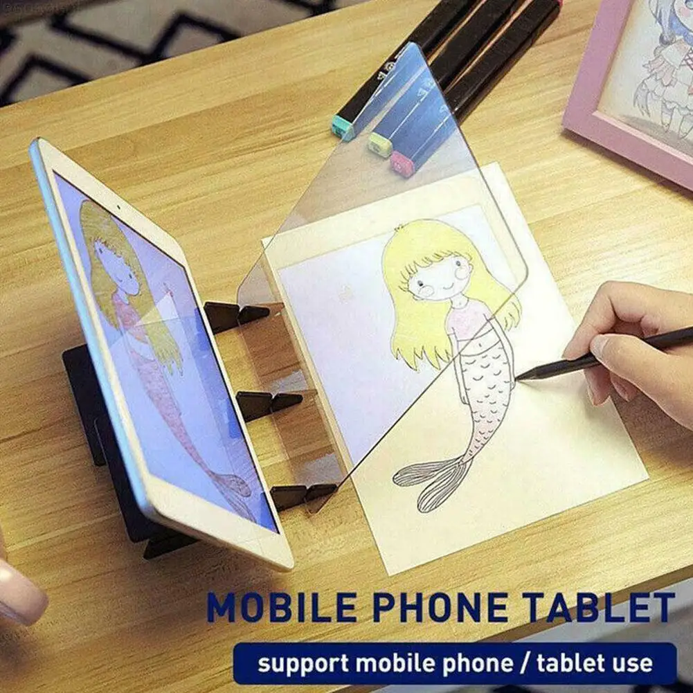 1Pc copy board Sketch Tracing Artifact Optical Picture Drawing Sketching Reflection Projector For Beginner Tool Painting Board