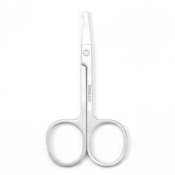 

Nose Hair Scissors Stainless Steel Ear Trimmers Remover Cut Beauty Tool Curved Blades Safely and Painlessly Trim Nose Hair