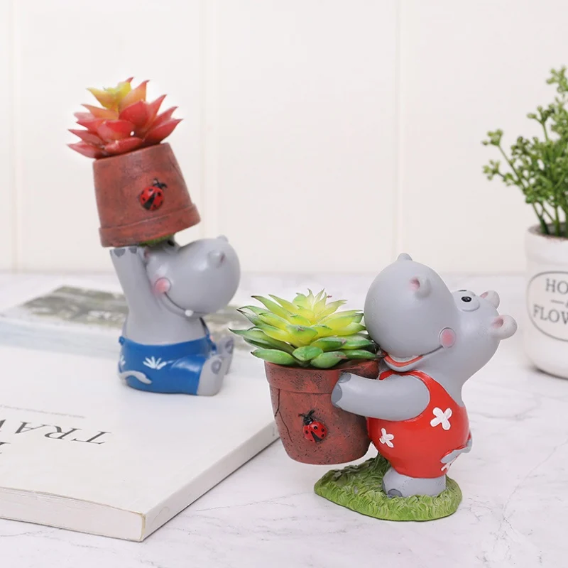 

Hippo House Flower Pot-Miss Hippo Home Decor