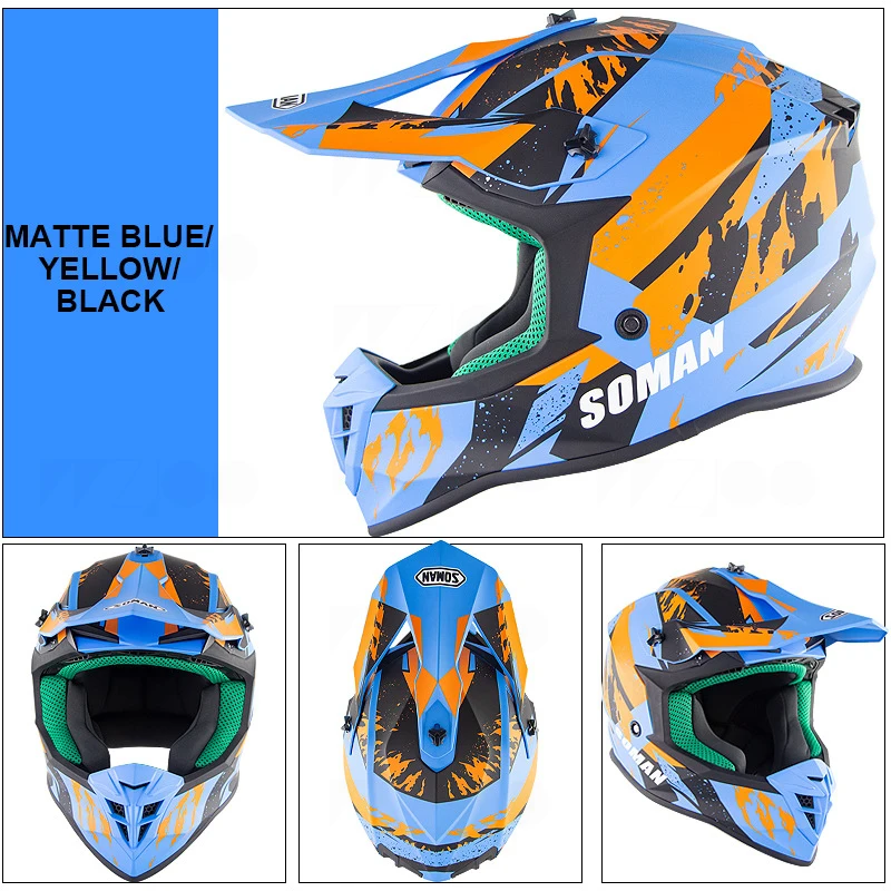 Moto cross шлем профессиональный горный шлем ECE Европейский стандарт шлем hors route Casque moto Capacete moto Casco внедорожный C - Цвет: C style