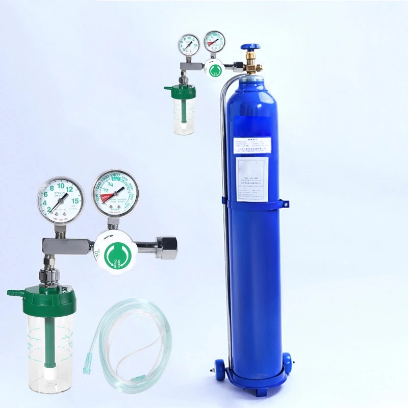 Measurement Analysis Instruments Tools Oxygen Pressure Regulator W Dry Humidifier Bottle 