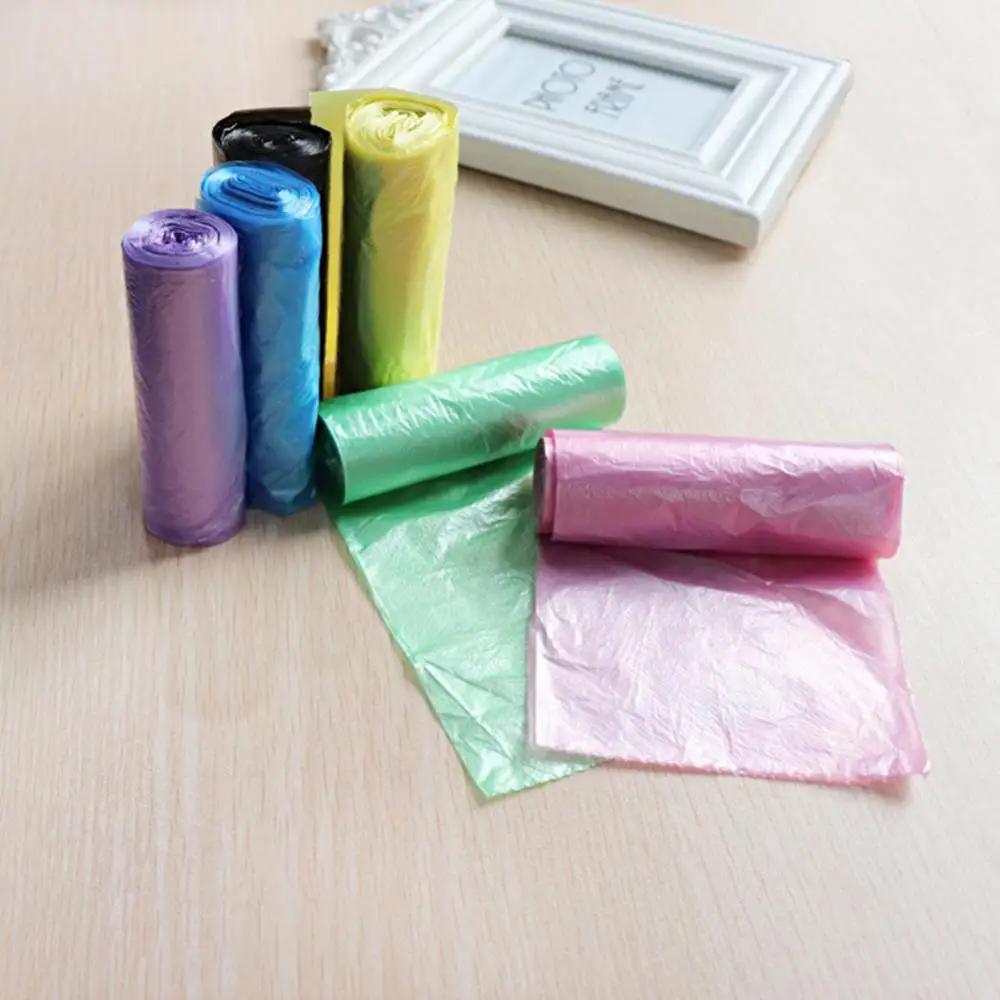 Disposable Garbage Bag Kitchen Rubbish Bags Plastic Trash-Bag Tools 5 Rolls 100pcs