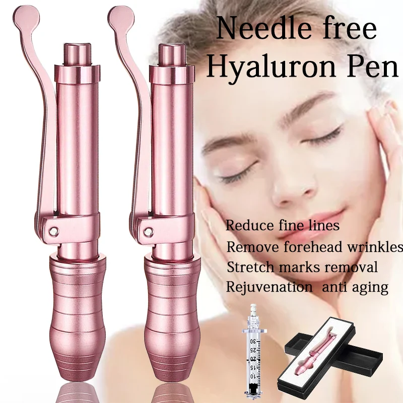 

0.3ml High Pressure pink Hyaluronic Acid Pen Hyaluronzuur pen for lip filler anti-wrinkle meso Mesotherapy Gun lifting lip face
