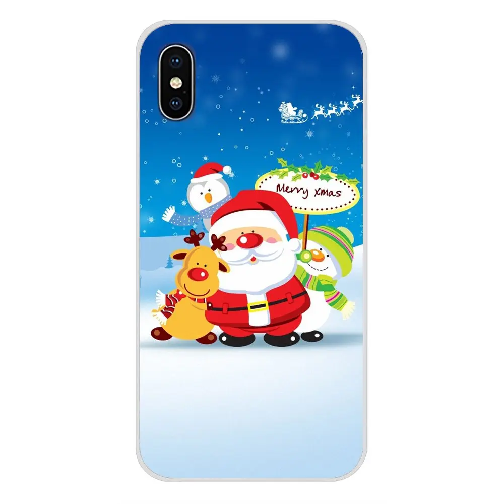 images 6 Милый Рождественский снеговик для sony Xperia Z Z1 Z2 Z3 Z5 compact M2 M4 M5 E3 T3 XA huawei mate 7 8 Y3II аксессуары чехол для телефона сумка - Цвет: images 6