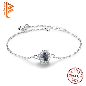 

Wholesale 5PCS Fashion Sale Authentic 100% 925 Sterling Silver Crystal Charm Bracelet for Women Engagement Jewelry Gift