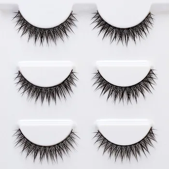 

Beauty False Eyelashes 3-Pairs Natural Cross Eyelash Extension L11 Makeup Tool Wholesale Lashes