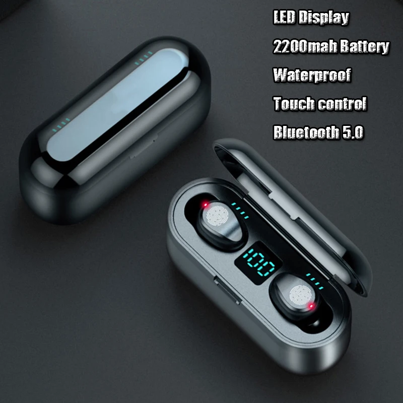 

TWS Wireless Bluetooth 5.0 Headphones with Microphone LED Display Earphones 2200mah Battery Freebuds Airdots For Huawei Xiaomi
