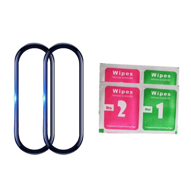 2pieces A 3D Защитное стекло для Xiaomi mi band 4 пленка для mi band 4 смарт-ремешок для часов 4 полное покрытие мягкая защитная пленка для экрана mi band 4 стеклянная пленка - Цвет: 2pieces A