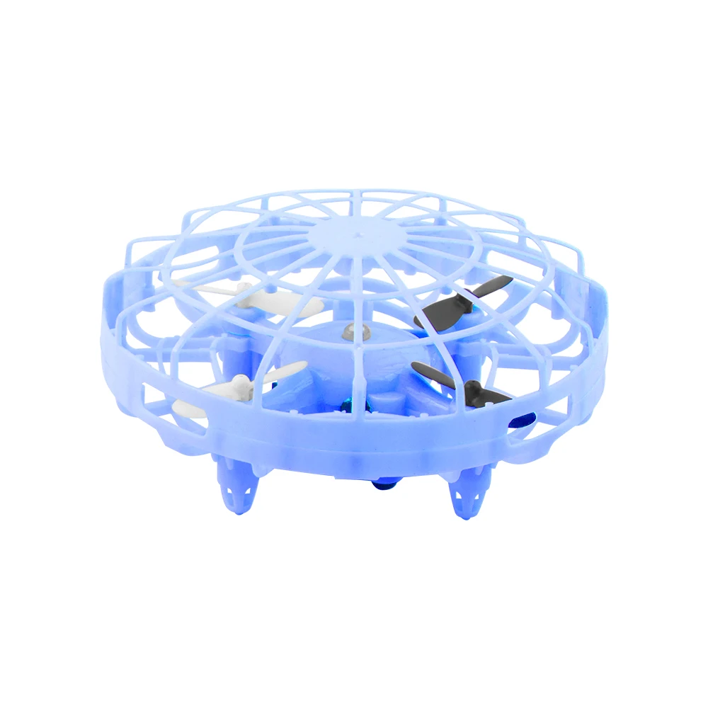 JDRC JD10  Mini Drone UFO Infrared Sensing Control Hand Aircraft Quadcopter Infraed Induction Intlligent Blue/Green RC Kid Toy