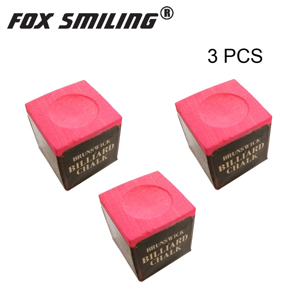 A Pink 3PCS 3 шт бильярдный мел для снукера, мел для бильярдного кия, масло для сухого бильярдного, не скользящий мел, настольный мел, хорошее качество, голубой - Цвет: A Pink 3PCS