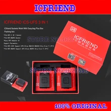 Новейший UFS разъем адаптера ICs-UFS 3 в 1 поддержка UFS BGA254 BGA153 BGA9 с легкий JTAG плюс коробка