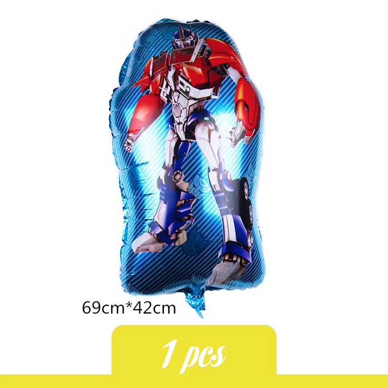 Children Party Set Transformation Bumblebee Optimus Prime Birthday Party Supplies Decoration Balloon Party Decoration Boy - Цвет: balloon A