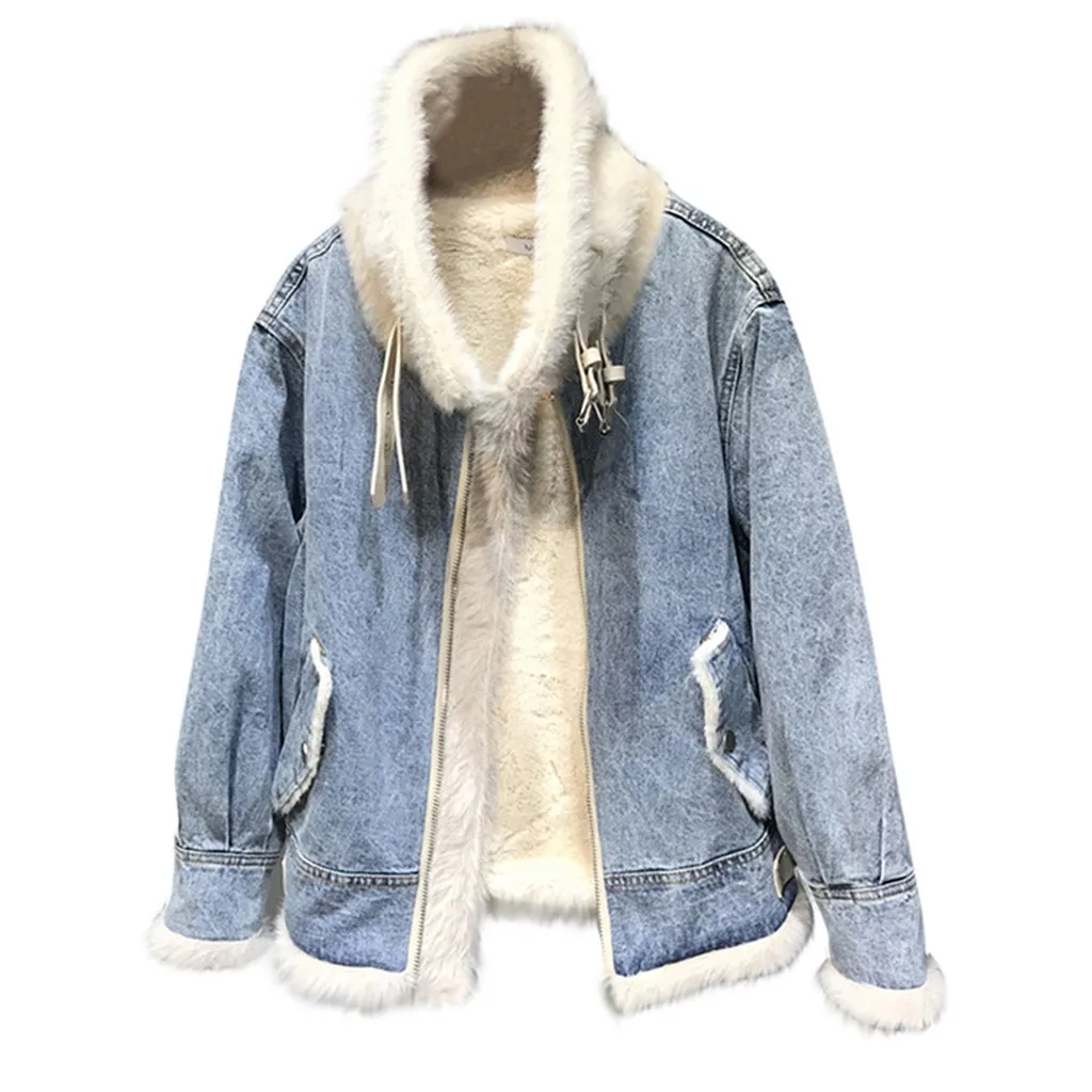Зимнее женское пальто manteau femme hiver Autume, хлопковая Плотная джинсовая куртка, ветровка, пальто, верхняя одежда abrigos mujer invierno