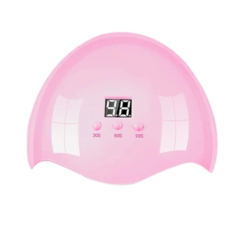 

36W Nail Dryers For Drying Varnishes Gel UV Lamp LED Lamp Nail For Manicure Nail Light With LCD Display Timer 30s / 99s Pink
