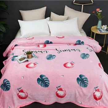 

Hot! Thick Warm Plaids Manta sofa/air/bedding Throw blankets couverture polaire Fleece blanket Bedspread 4 sizes Wholesale
