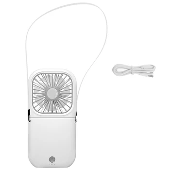 

Multi-Function Portable Fan Mini Necklace Fan USB Rechargeable Handheld Fan for Travel Outdoor Office Home