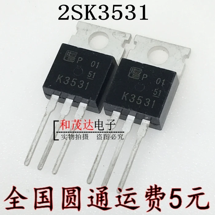 5 шт./2SK3531 K3531-220 900V 6A TO220