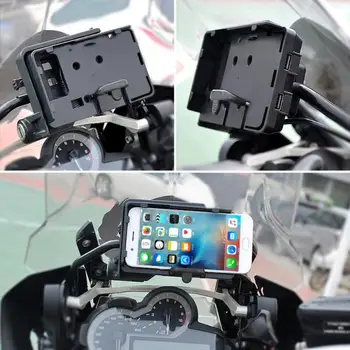 

For BMW R1200GS LC & Adventure 2014 2015 2016 2017 For S1000XR R1200RS Motorcycle USB Mobile Phone Charger Stand Holder