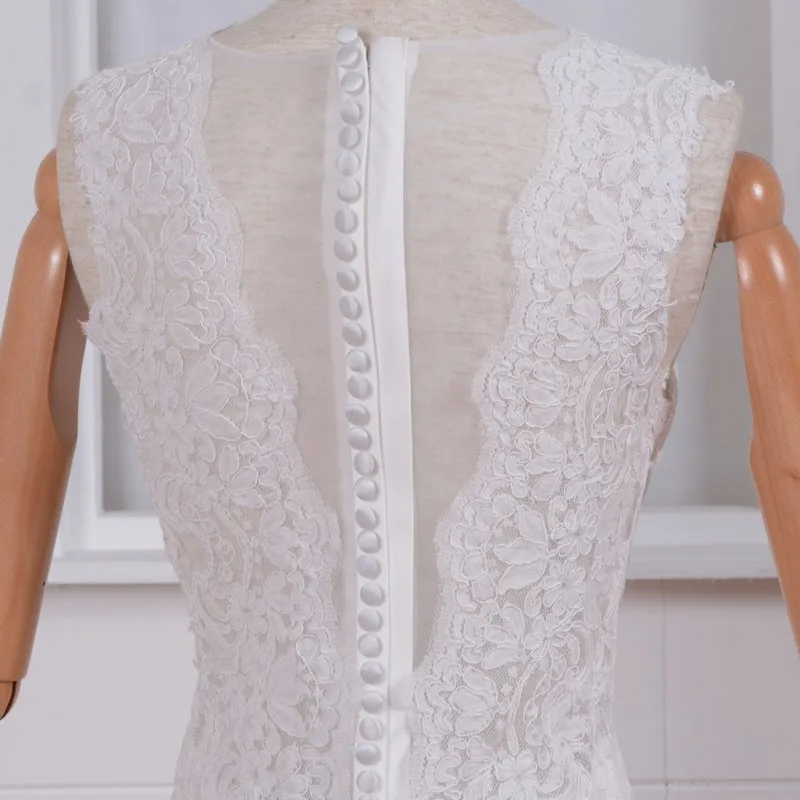 Бисероплетение органзы сексуальное Русалка свадебное платье vestido de novia оборками многоуровневые Кружева Аппликации пуговицы