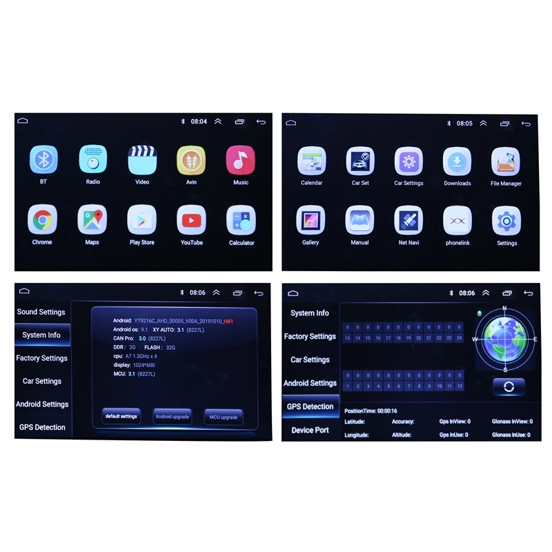  10.1 inch Universal Android 9.1 Double 2Din Car MP5 Player GPS Wifi Radio 2GB+32GB Car Multimedia P