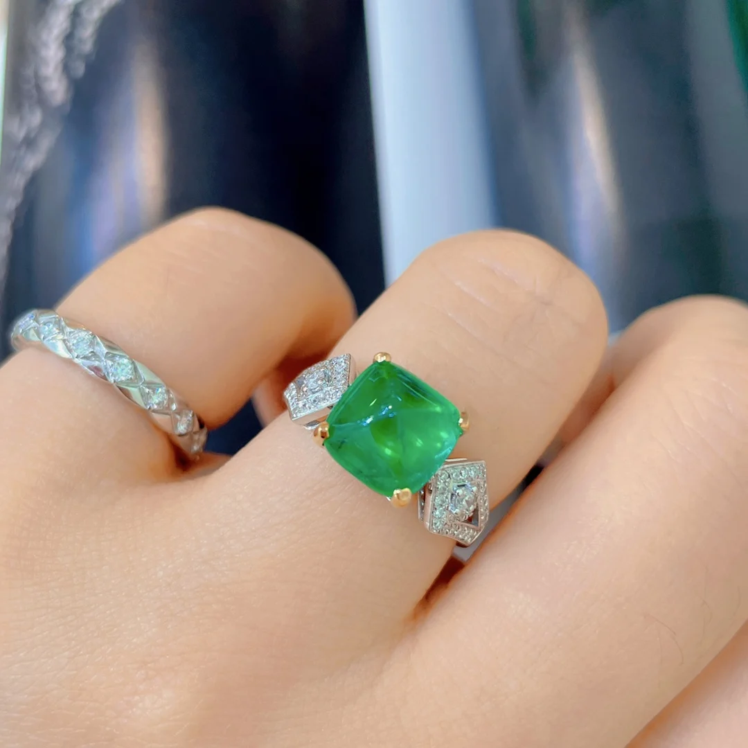 freedom Natural Certified Emerald (Panna) Gemstone 6.25 Ratti or 5.69 Carat  for Male & Female Panchdhatu 22K Gold Plated Alloy Ring Price in India -  Buy freedom Natural Certified Emerald (Panna) Gemstone