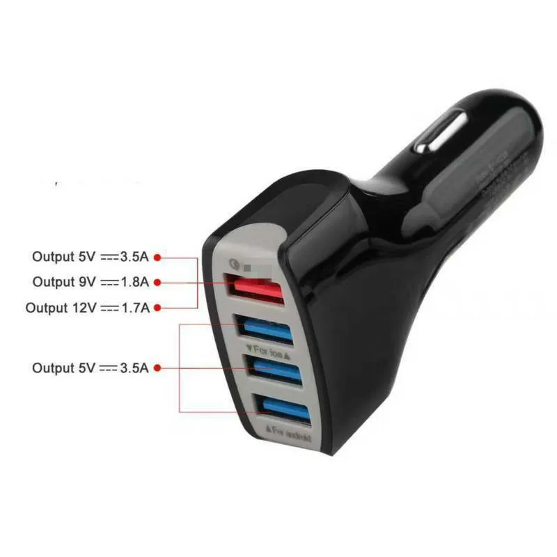 Быстрая зарядка 3,0 Автомобильное зарядное устройство USB C power DeliveryPD порт 3,0 A для iPhone X/8/Plus samsung Galaxy Note8/S9/S8 huawei xiaomi