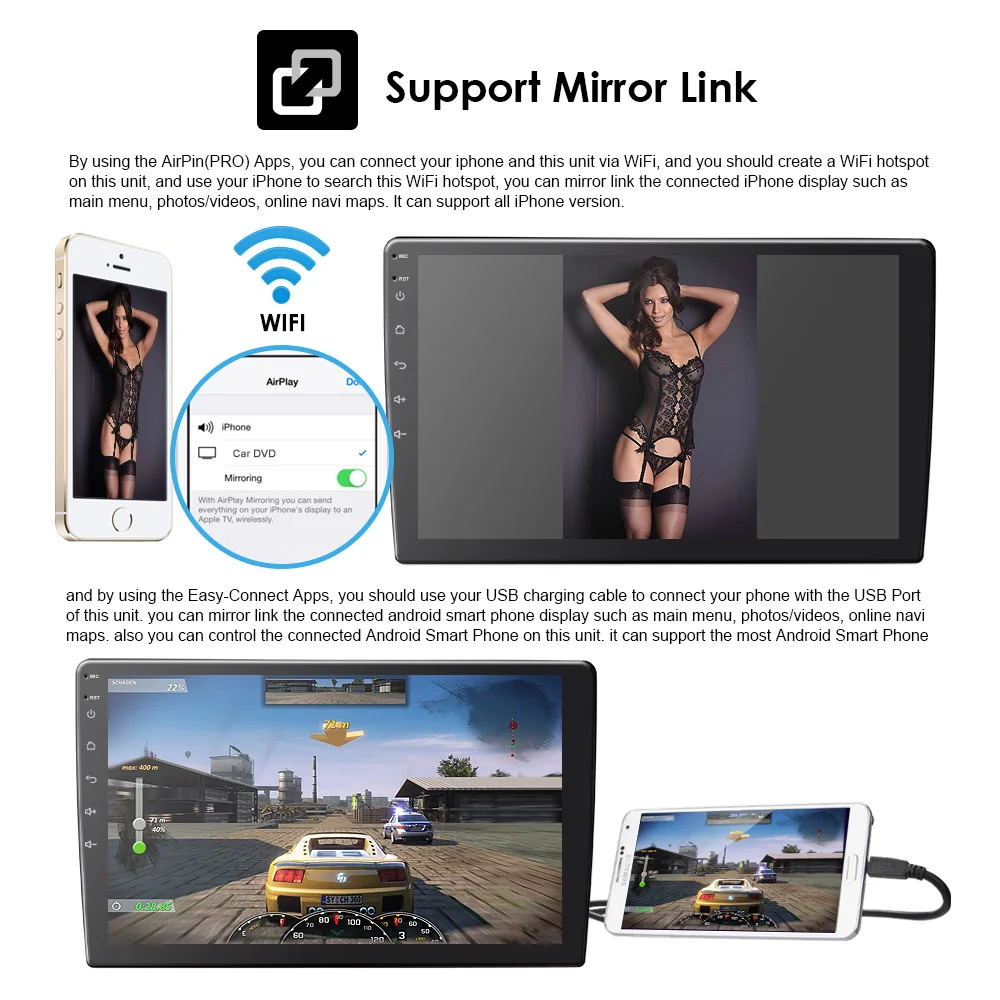 Top Android 9.0 Car NO-DVD Stereo Car GPS Navigation For Honda Accord 7 2003-2007 Quad Core 10.1 Inch 4G WIFI BT Steering wheel CAM 4