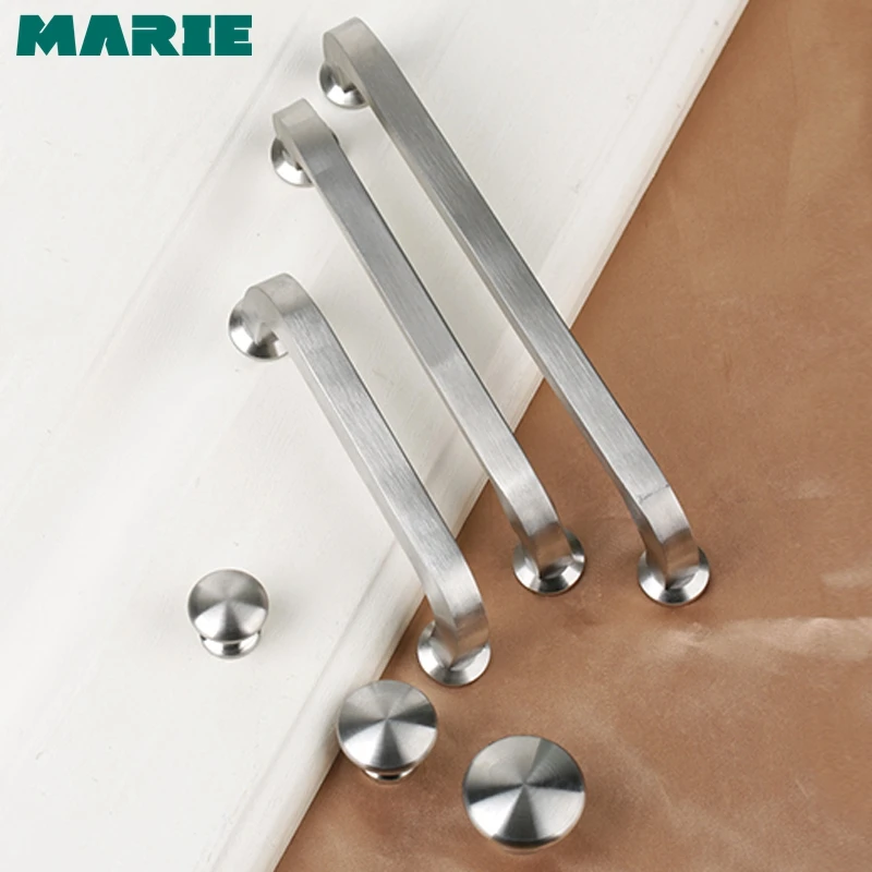 

drawer pull cupboard handle kitchen knob modern style furniture handle stainless steel handle cabinet handle
