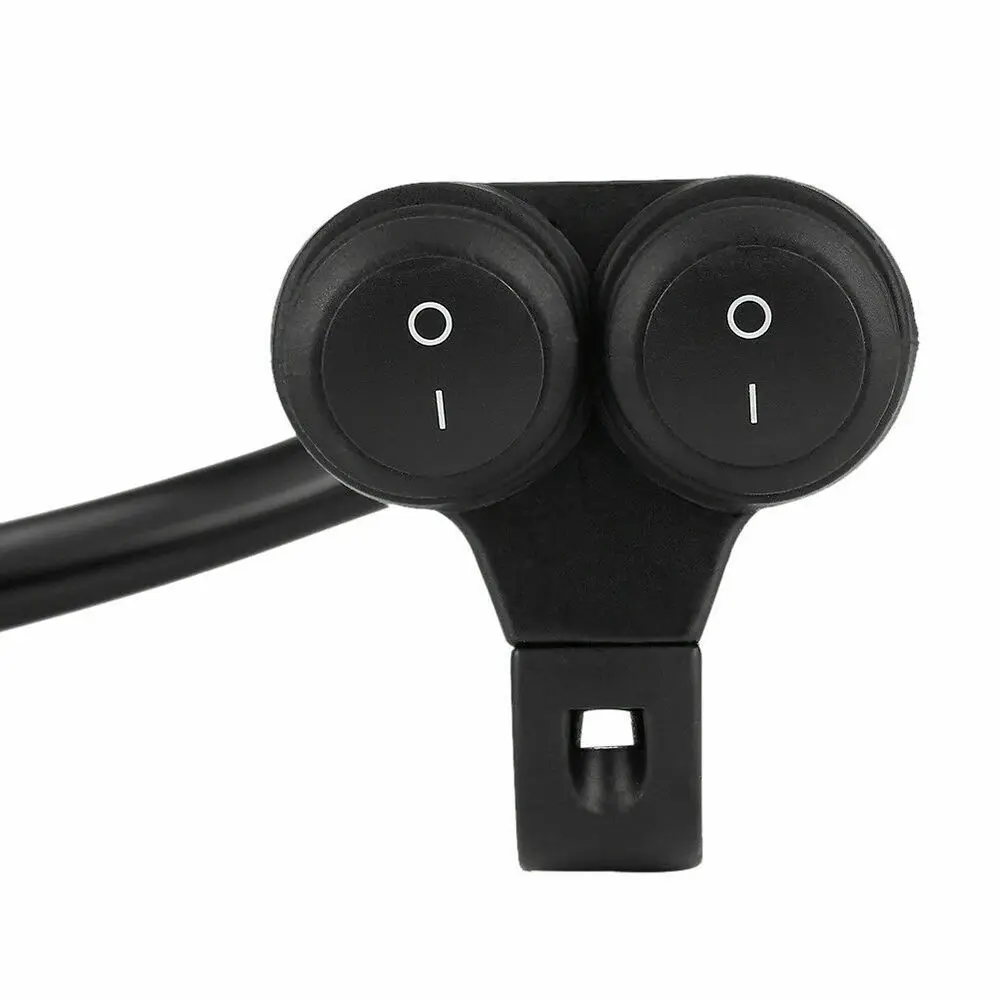 12V 7/" мотоцикл рулевая фара противотуманная фара Рог двухпозиционная кнопка включения-выключения