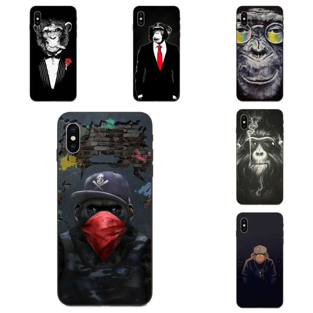 Amazing Monkey Cartoon Animal Smoke For Galaxy C5 C7 J1 J2 J3 J330 J5 J6 J7 J730 M20 M30 Ace Core Max Mini Plus Prime Pro | Мобильные