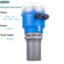 Capteur de niveau ultrasonique sans contact, portée de 5m 10m, 4 20ma, capteur d'eau liquide RS485
