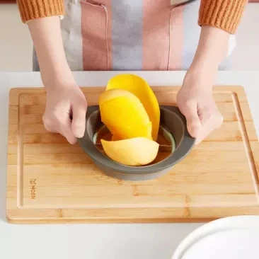 Xiaomi три в одном фрукты Удобная ломтерезка для очистки стекируемые кухонные аксессуары острый нож для резки ломтиками резак для фруктов фруктовая тарелка