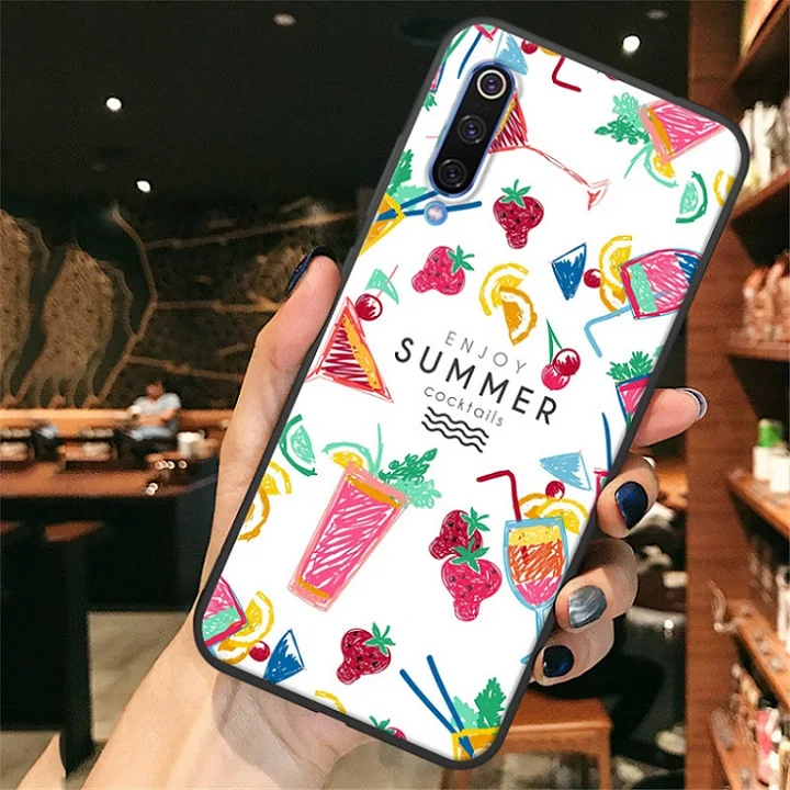Summer Роскошный чехол с цветочным рисунком из мультфильма, чехлы, cover, case, чехол на редми 8 ноут 8T чехол Xiaomi Redmi-Note-8-Pro Мягкий силиконовый чехол для задней панели redmi note8t xiomi бампер чехол редми нот 8 про - Цвет: Summer