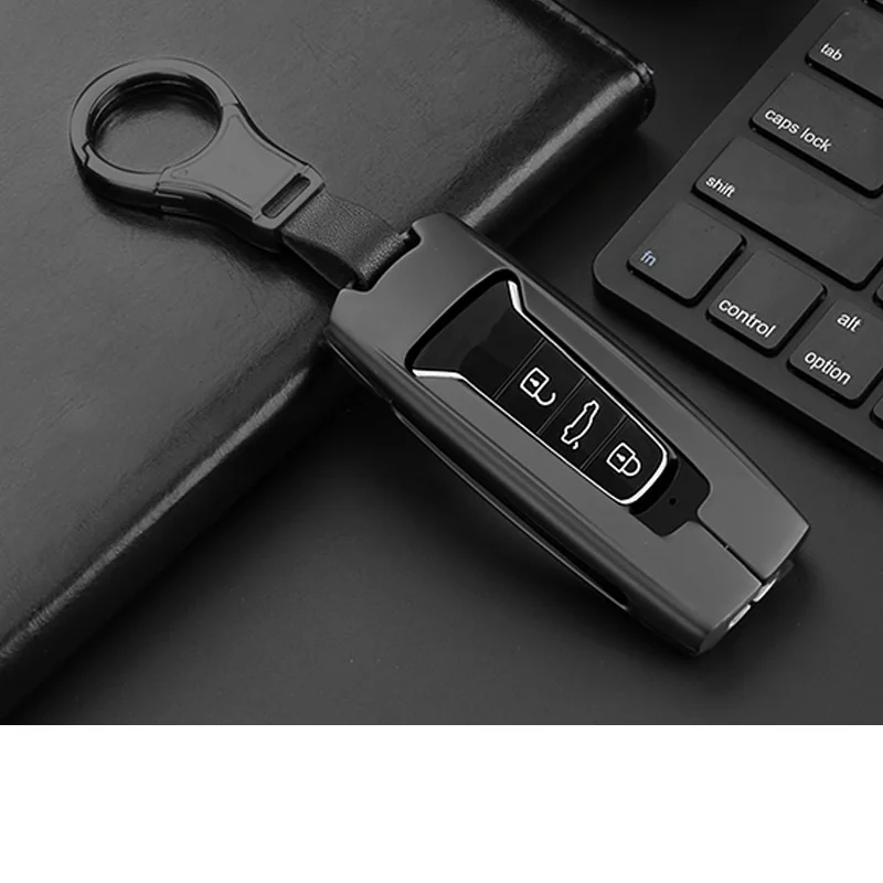 Zinc Alloy Car Key Case Cover for Volkswagen Touareg 2019 2020 2021 Fob Shell Protector | Автомобили и мотоциклы
