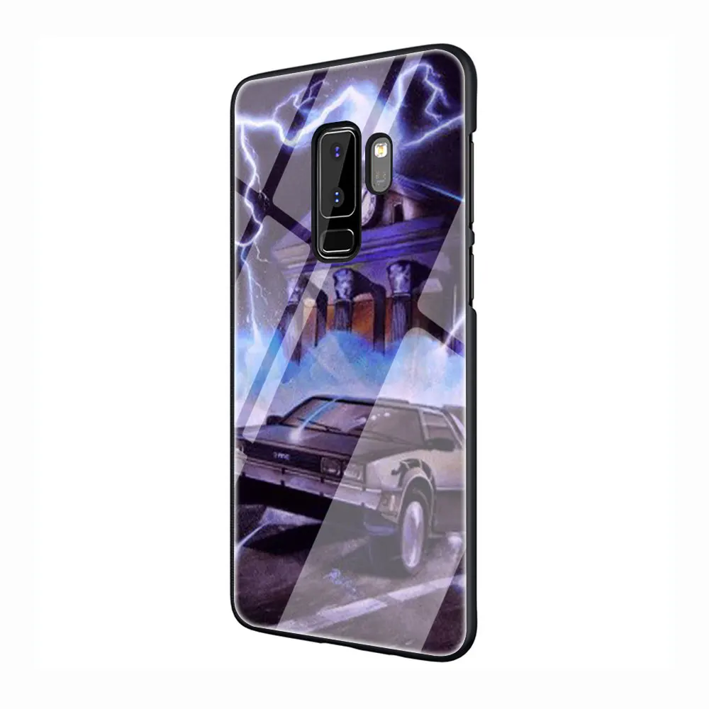 G9 EWAU Back To The Future закаленное Стекло чехол для телефона чехол для Galaxy S7 край S8 9 10 Plus, Note 8, 9, 10, A10 20 30 40 50 60 70 - Цвет: G9