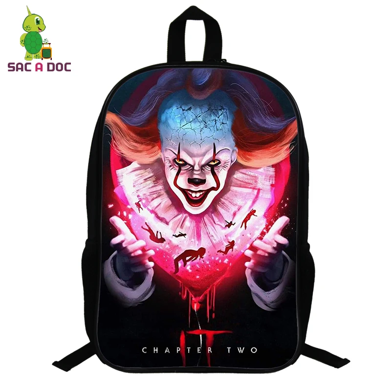 14,5 дюймов Mochila IT Horror Movie рюкзак "Клоун" школьные сумки для девочек и мальчиков-подростков, маленький рюкзак, дорожные сумки через плечо