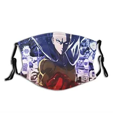 Inverno à prova de vento facesmask não descartável lavável máscara filtro dustproof tecido máscara um soco homem cosplay para crianças