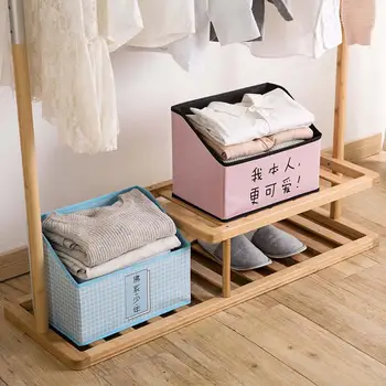 

Folding Nonwoven Clothes Underwear Socks Storage Box Without Cover Toys Snacks Sundries Finishing Box 4 Colors