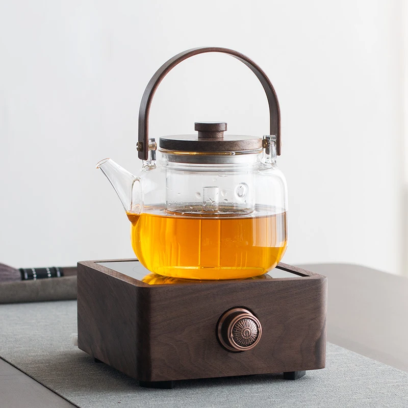 Electric Heater Stove Hot Cooker Plate Tea Maker Heating Furnace Water Heater Boiler Multicooker Wooden Electric Stove 220V