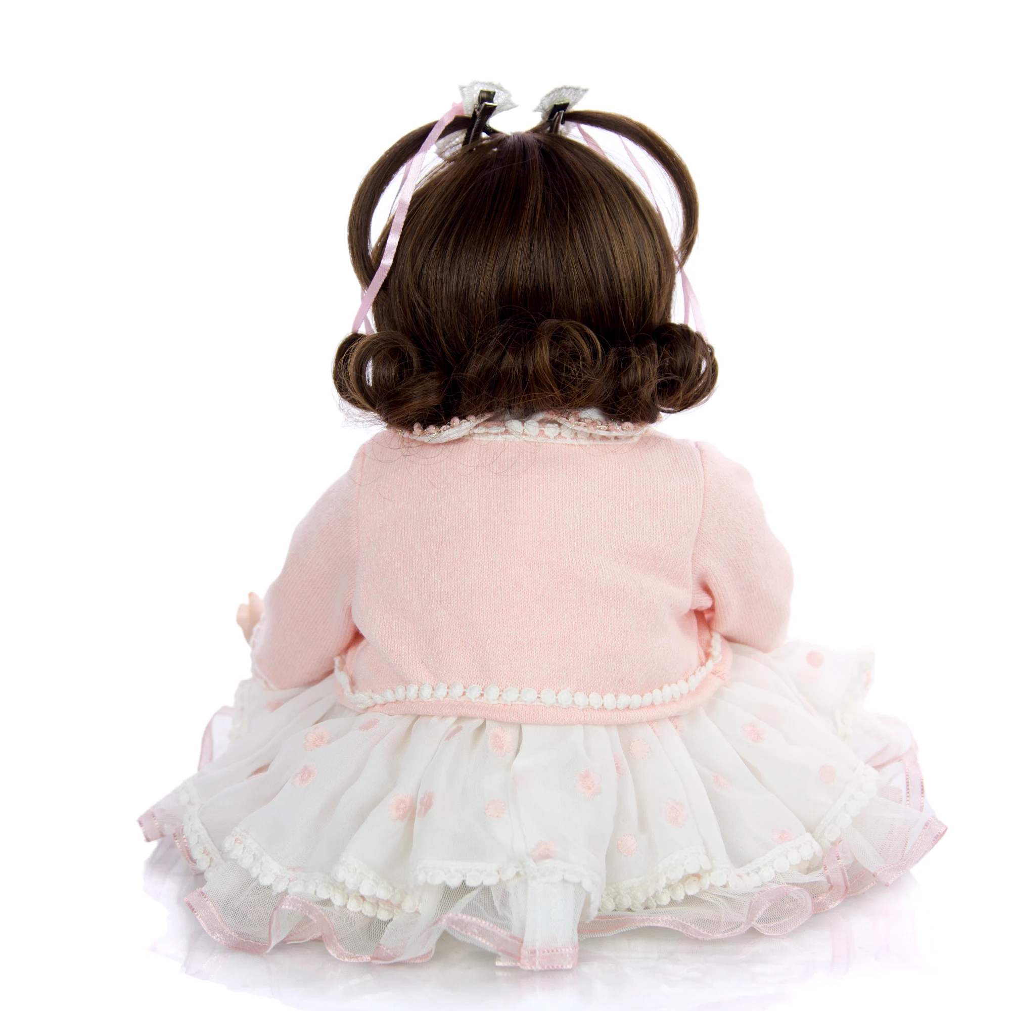 KEIUMI индивидуальные Фэнтези Принцесса Reborn Baby Dolls Menina Мягкие силиконовые 18 дюймов мягкие куклы Reborn для малышей так мило коллекционные